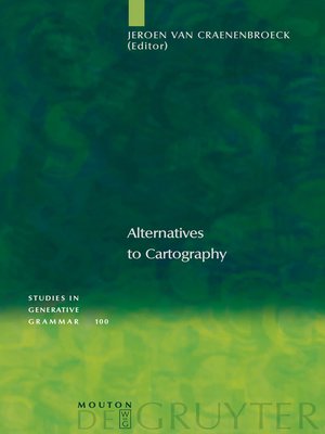 cover image of Alternatives to Cartography